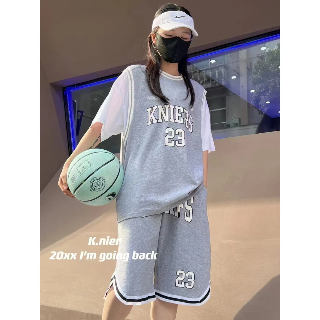 【127-灰色】青少年运动套装