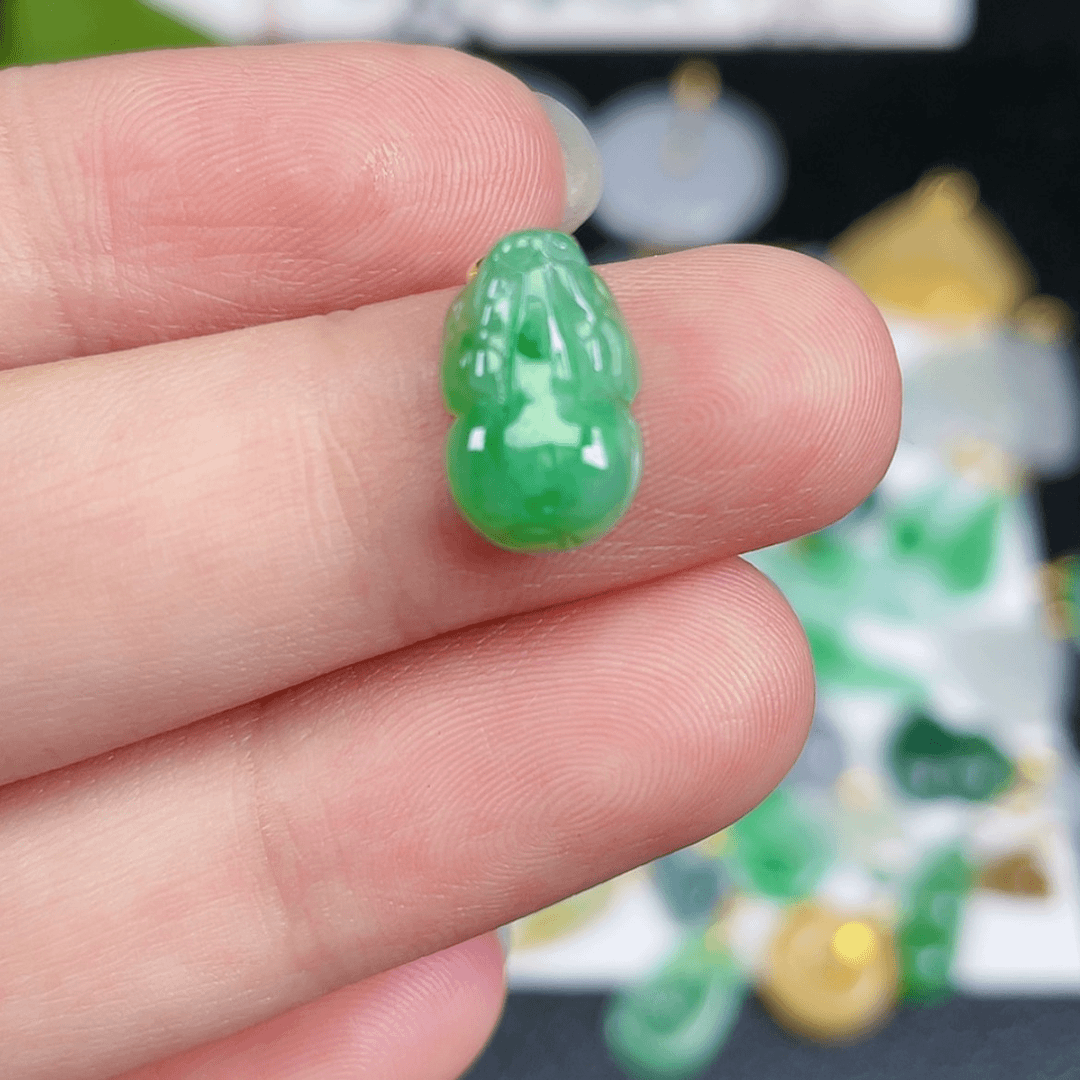 【闪购商品】翡翠颈饰18K金镶嵌