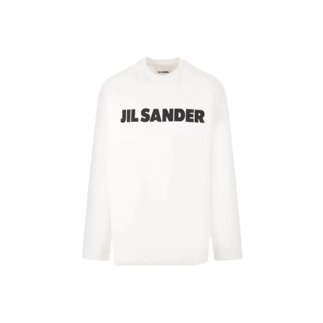 JIL SANDER 字母印花简约重磅宽松男女同款圆领套头长袖卫衣TJ