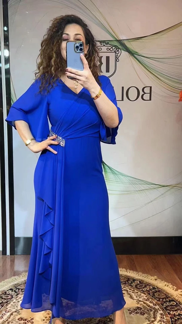 新款女士连衣裙民族风格