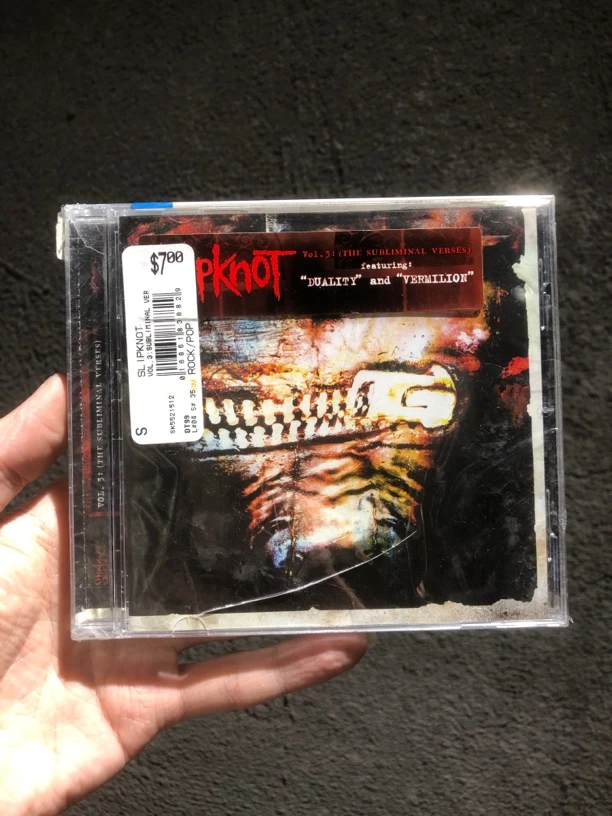 活结乐队slipknot - vol 3专辑美版未拆 盒微裂 送新盒