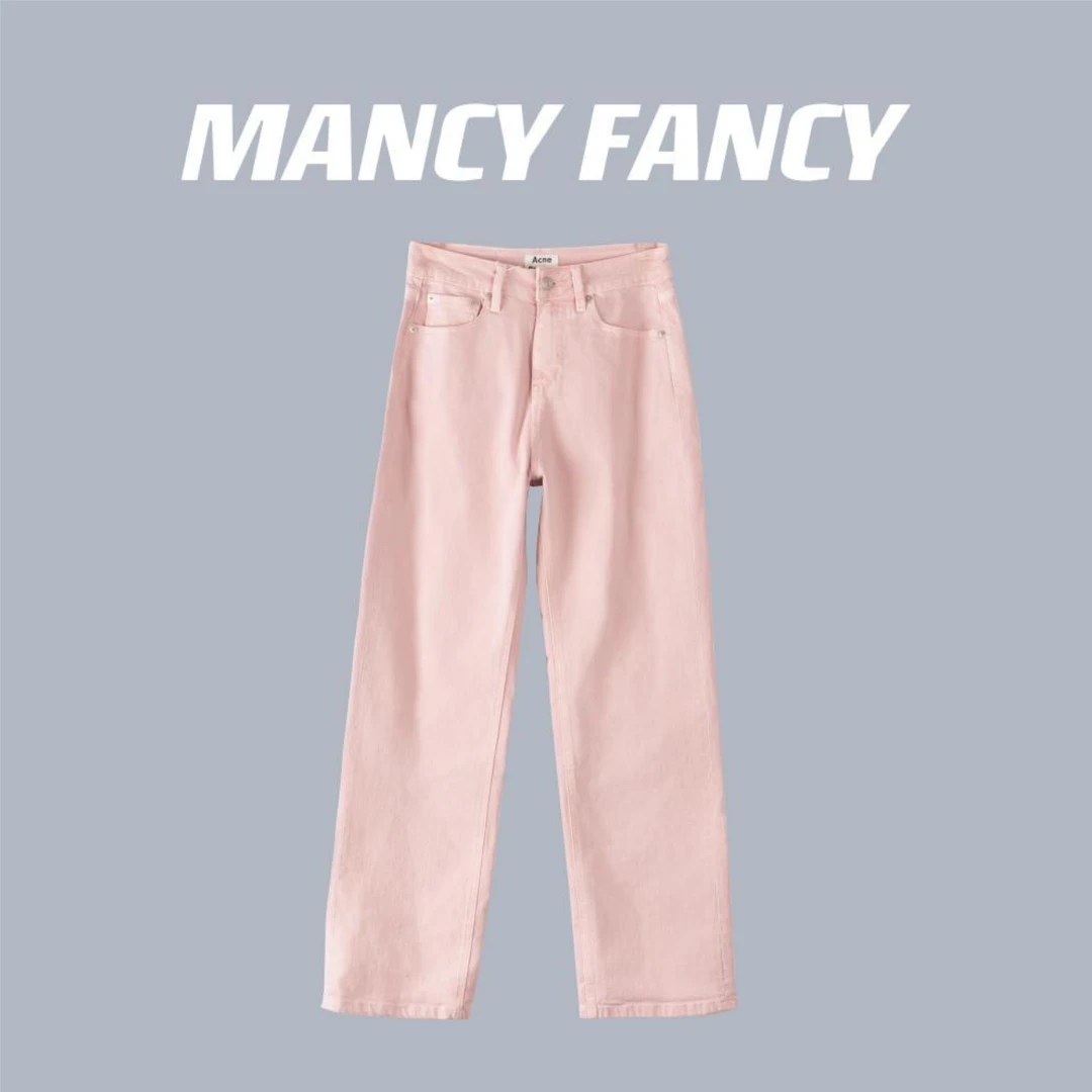 【Mancy Fancy】粉色牛仔裤