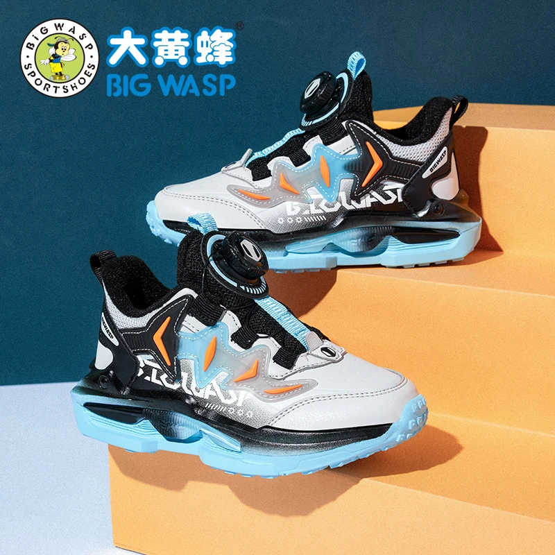 大黄蜂童鞋男童运动鞋2023冬季新款加绒保暖棉鞋防滑儿童鞋子潮