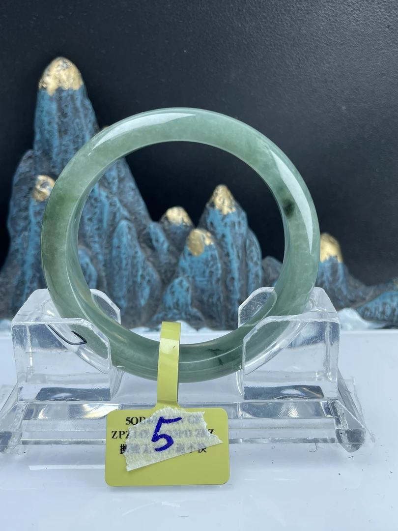 56.1【刀客砍价王】燕子-天然缅甸A货翡翠手镯 M5