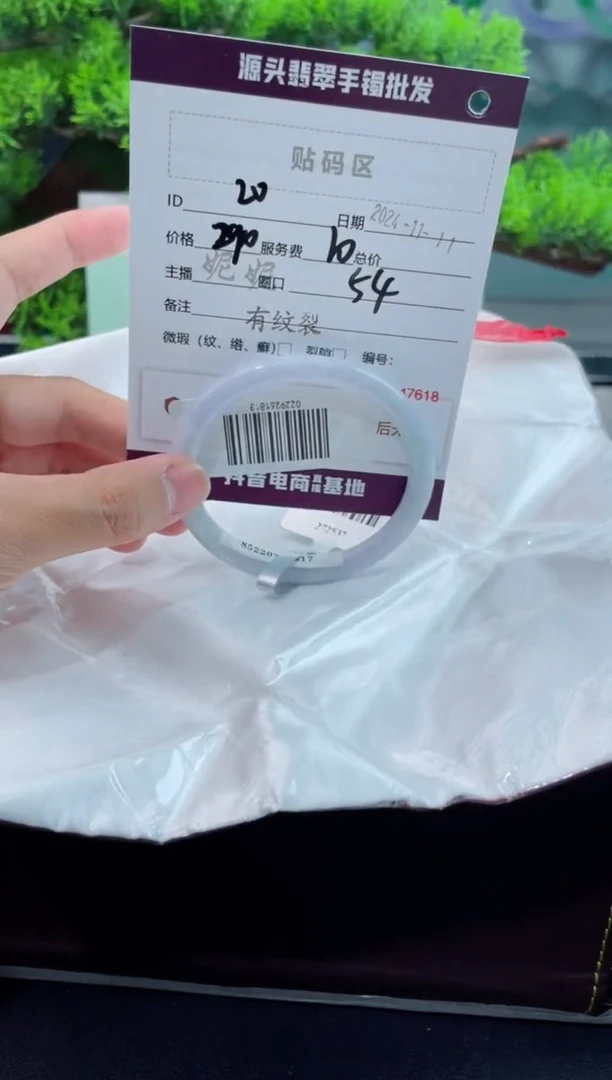 【闪购商品】翡翠手镯未镶嵌20翡翠手镯（微瑕）