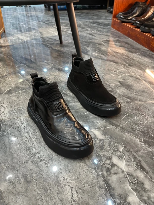 纯皮休闲男鞋标准尺码