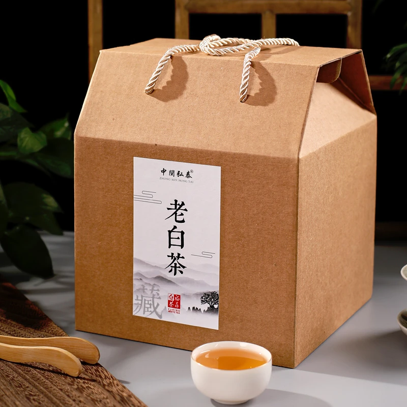 中闽弘泰正宗老白茶高山古树原料枣香寿眉贡眉白茶散装礼盒装500g