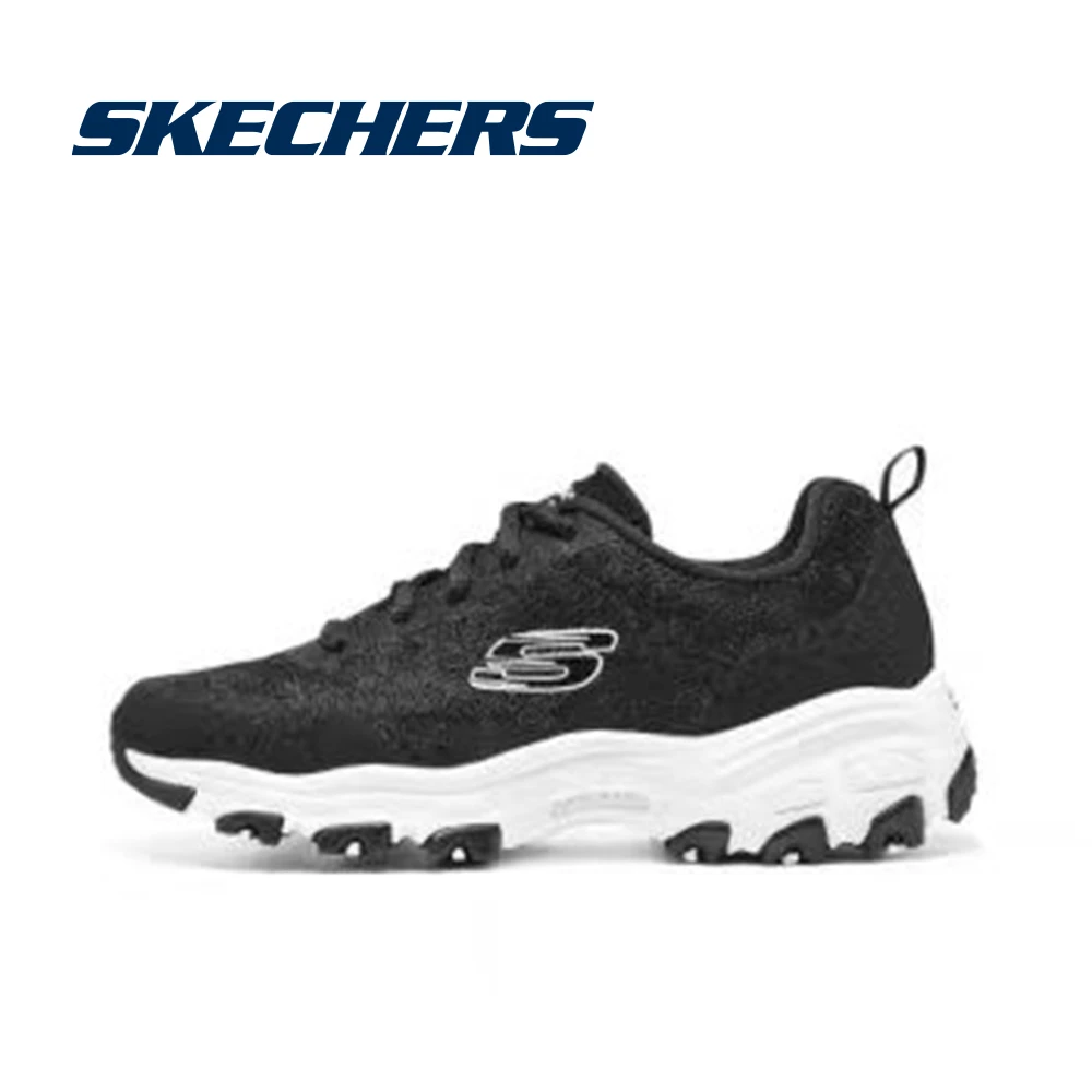 SKECHERS/斯凯奇女款熊猫鞋/休闲老爹鞋/时尚女士厚底896196/BLK