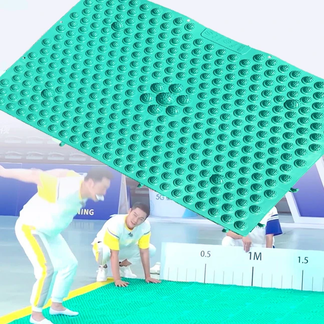 超慢跑指压板足底按摩垫特大40X60厘米慢跑趾压板跑男脚底按摩垫