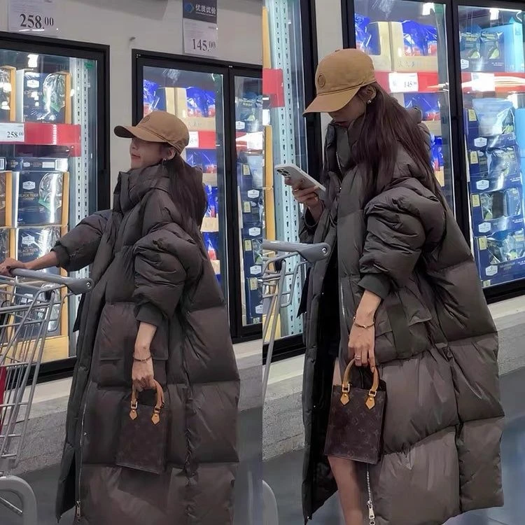 2023冬季新款爆款宽松高级设计感加厚宽松外套五色