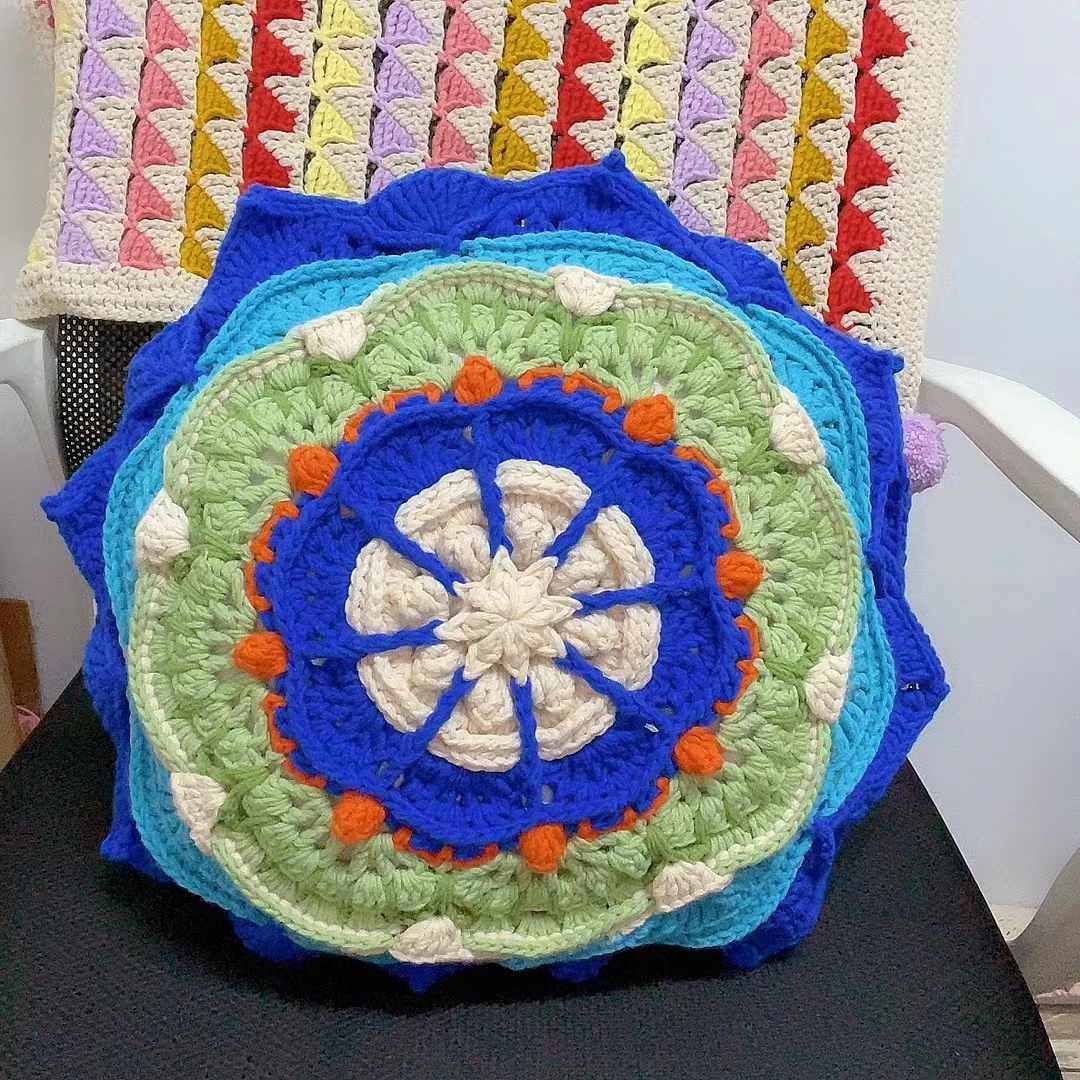 【聪聪姐钩织专属】造物即视抱枕材料包新手材料包超值手工毛线编织