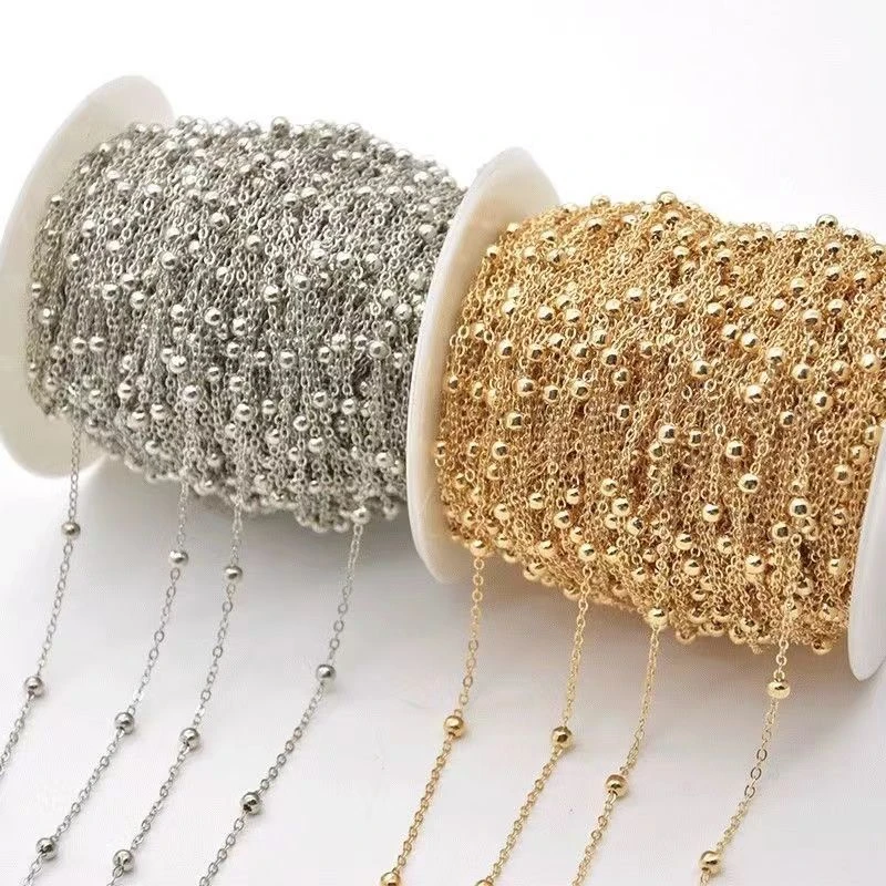 造物即视diy锁骨项链手链流苏链子扁链蛇骨链条饰品配件材料