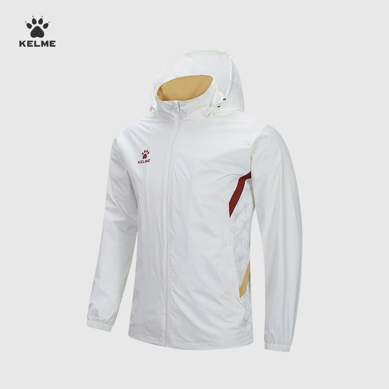 卡尔美亚洲杯出征系列风雨衣梭织外套连帽运动风足球【LIFESTYLE】