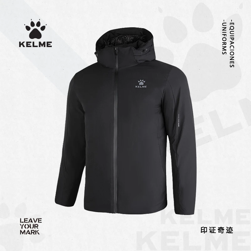 KELME卡尔美【短款羽绒服】短款加厚连帽训练外套冬季【LIFESTYLE】