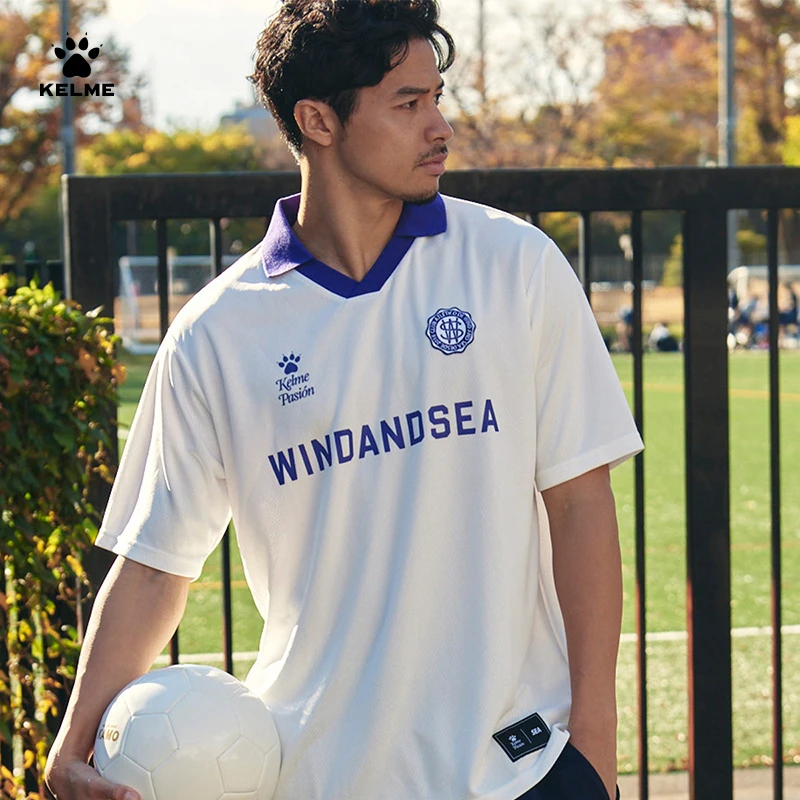 【POLO衫】卡尔美xWIND AND SEA联名足球球衣男潮流翻领【潮流新品】