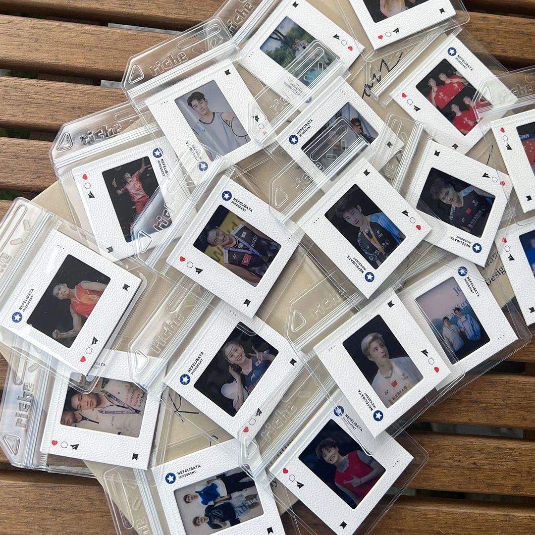 羽毛球星桃田贤斗王昶李宗伟胶片透光卡片挂件球迷背包装饰礼物