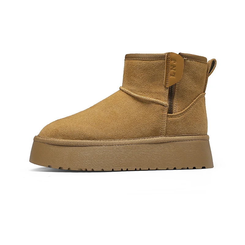 2024年冬季舒适通勤气质百搭圆头时尚雪地靴