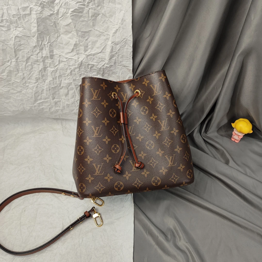 95新 LouisVuitton/路易威登 【文子姐专属】W645焦糖水桶包882593