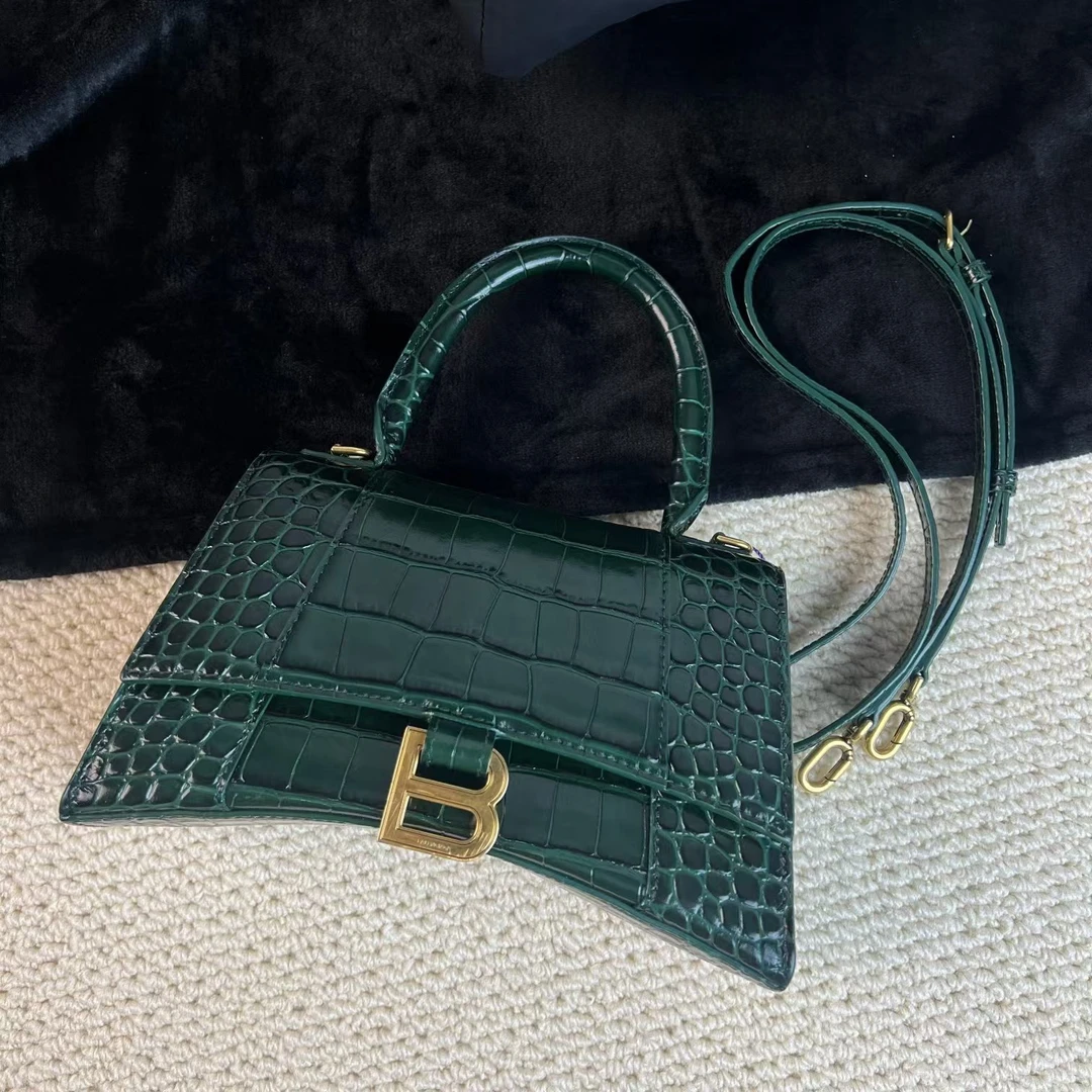 95新 Balenciaga/巴黎世家 【文子姐专属】W063/祖母绿S沙漏882306