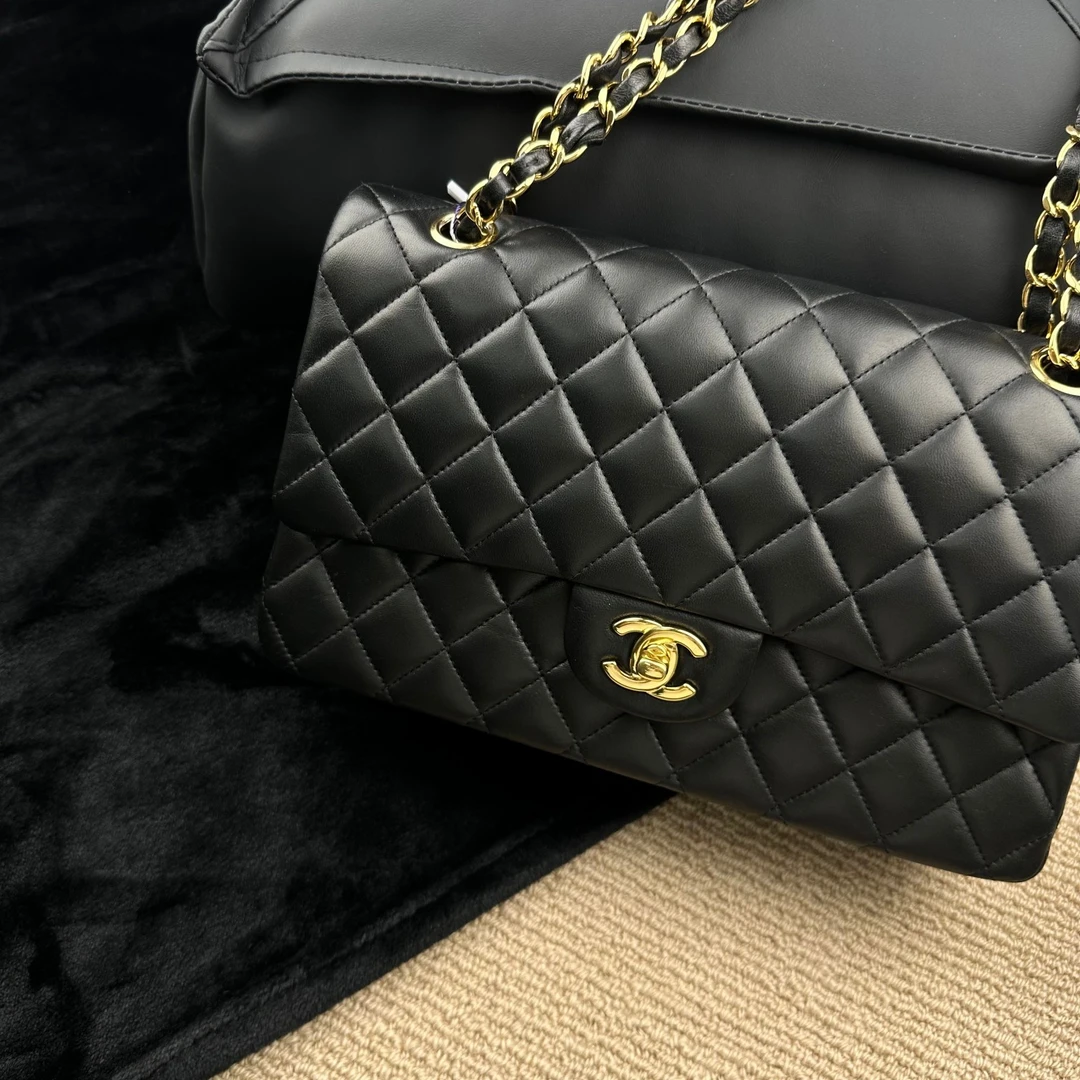 95新 Chanel/香奈儿 AW/光面CF经典菱格纹 667601