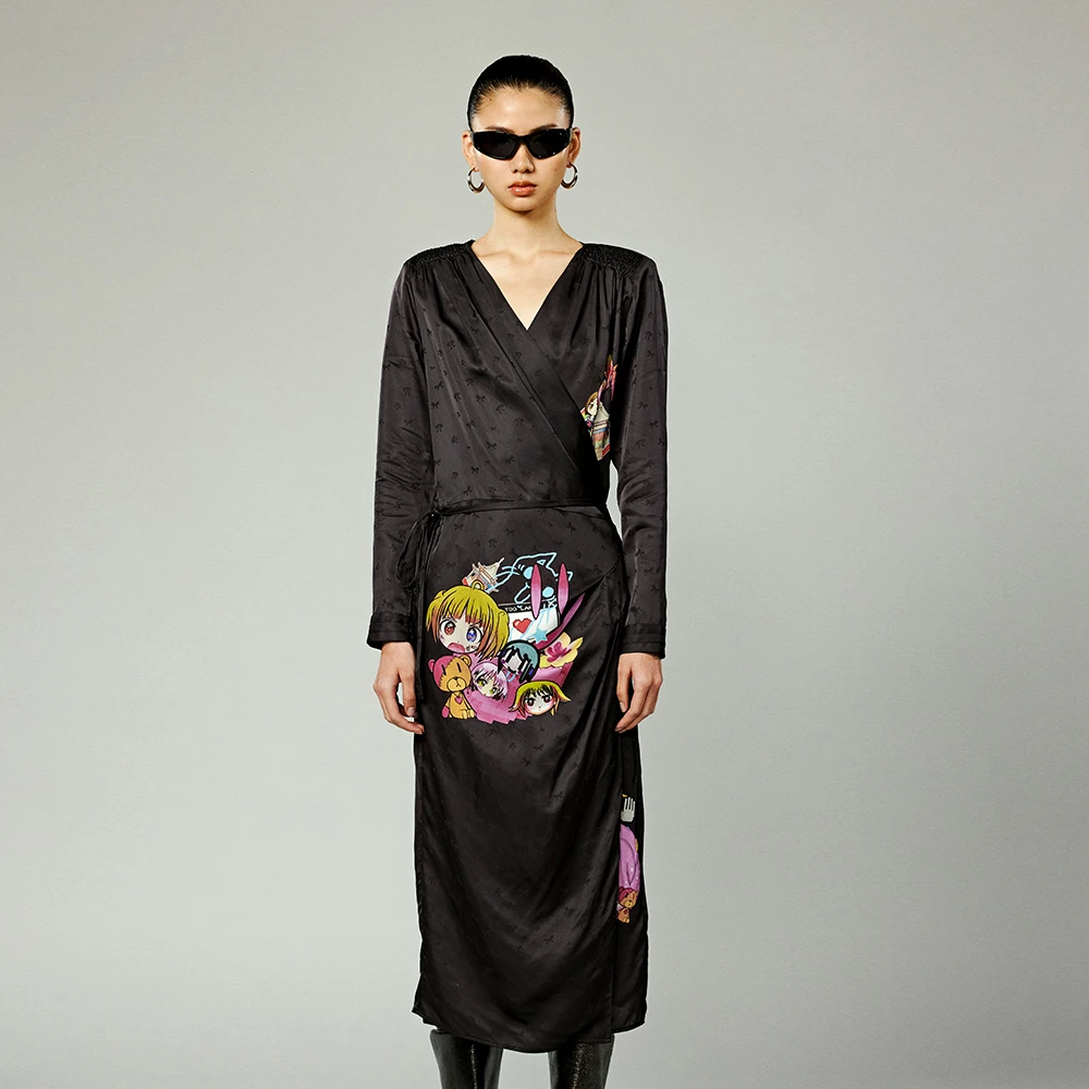 UOOYAA/乌丫「天真的岁月」漫画美少女围裹连衣裙UY24313L140147