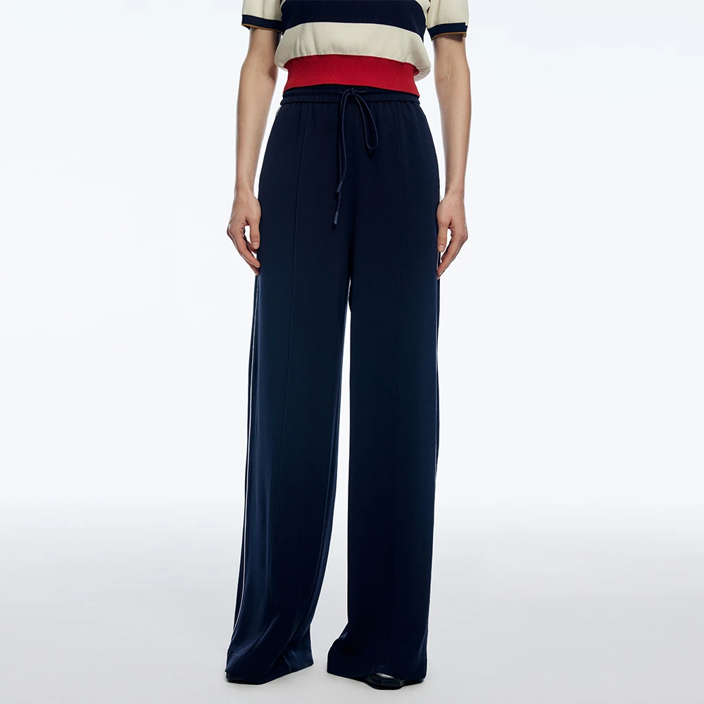 UOOYAA/乌丫「航海」系列高阶运动休闲阔腿裤UY23214K116133