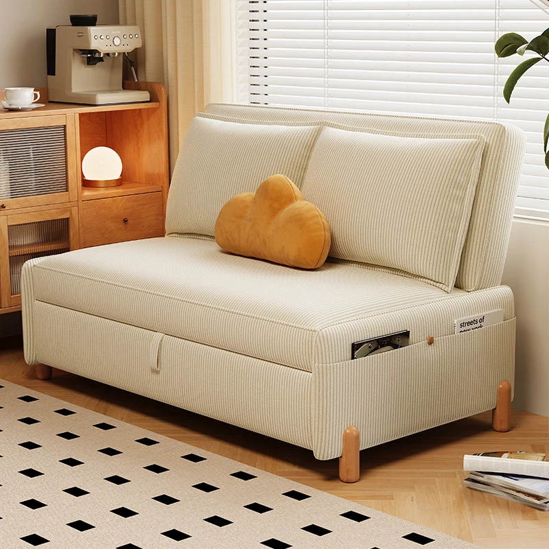 简约可折叠双人沙发床两用客厅单人多功能伸缩公寓书房小户型家用