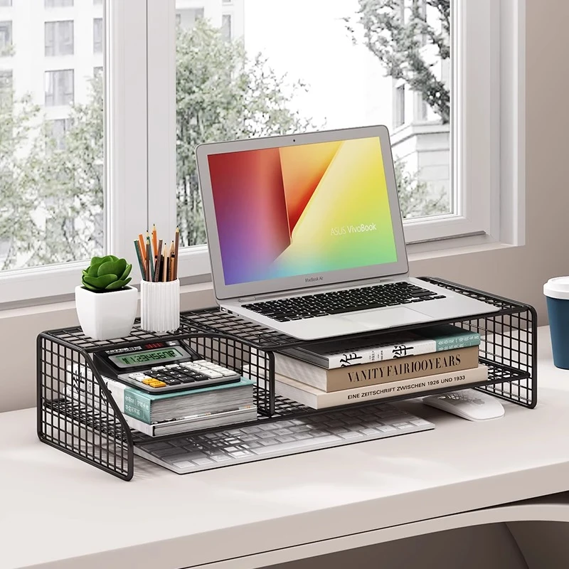 电脑架笔记本散热架电脑增高台桌面显示器支架托悬空底座烧烤架