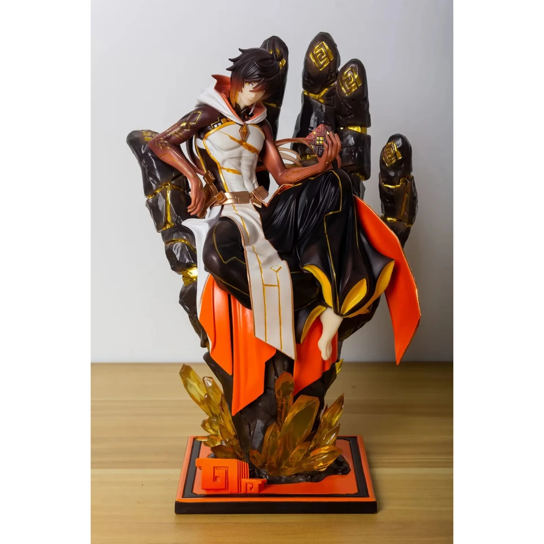 游戏周边 GK 钟离 尘世可赴 岩王帝君 雕像 模型 摆件 盒装手办