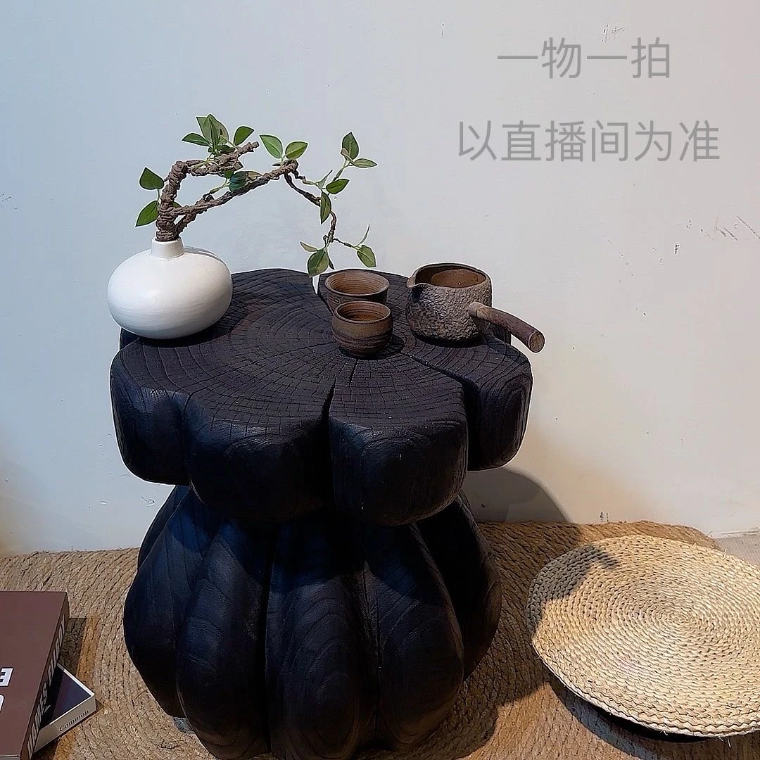 一物一拍链接,请以直播间为准.干泡台壶承香樟木原木茶几 边几