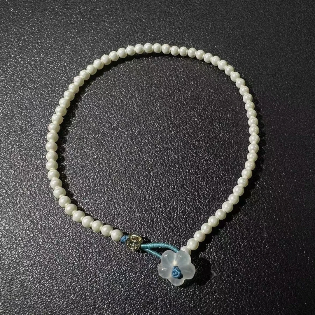 925银仿珍珠手链 1011-3个性贝珠手串