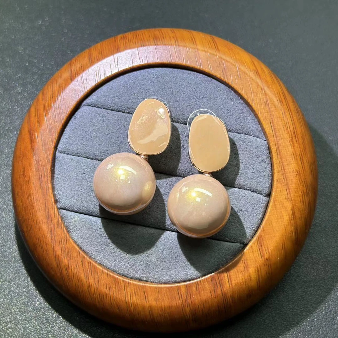 非金属耳饰 合金琉璃耳饰0110-30