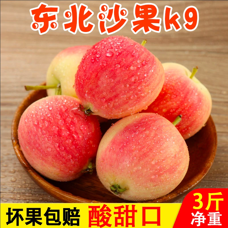 小沙果k9小苹果 海棠果 开久小苹果 海棠果 辽宁特产 3斤5斤包邮