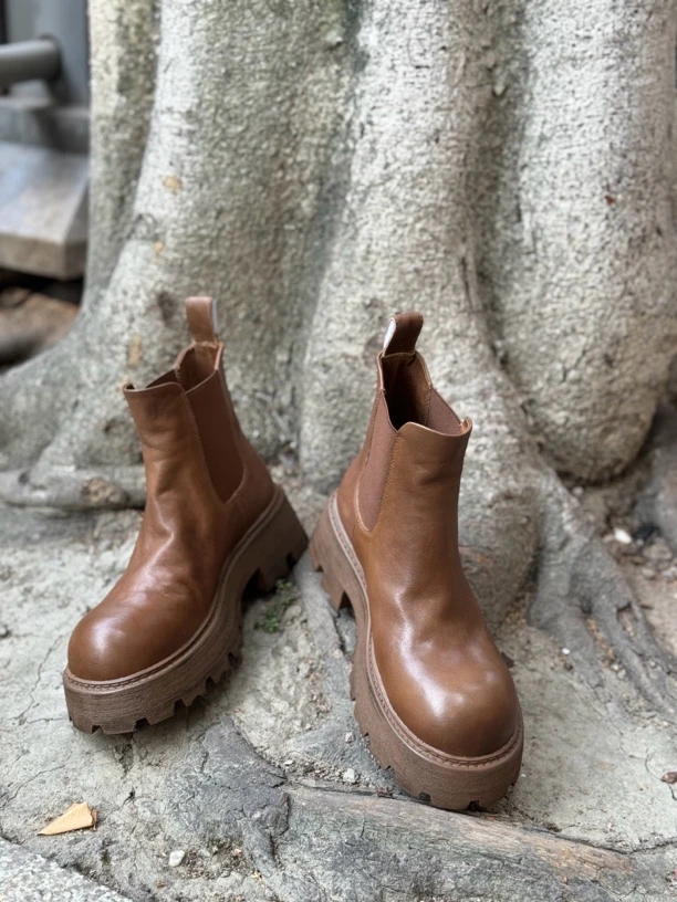 DEEP BREATH深呼吸水洗一脚蹬切尔西靴短靴