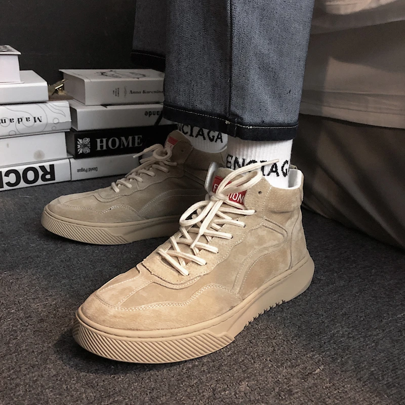 1386高帮休闲运动鞋百搭潮流韩版潮鞋秋冬保暖