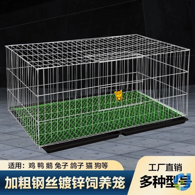 鸡笼子家用养鸡笼大号特大号自动清粪折叠养殖笼鸡舍铁丝网鸭鹅笼