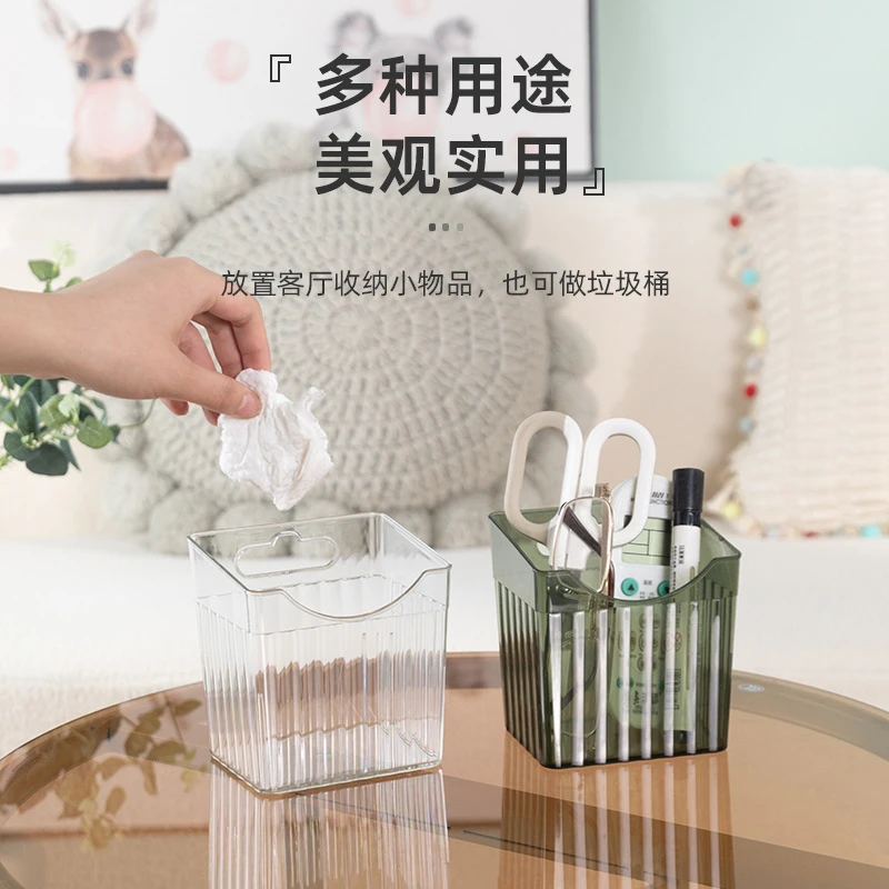 轻奢透明姜蒜收纳盒厨房壁挂收纳筐置物盒厨房收纳盒