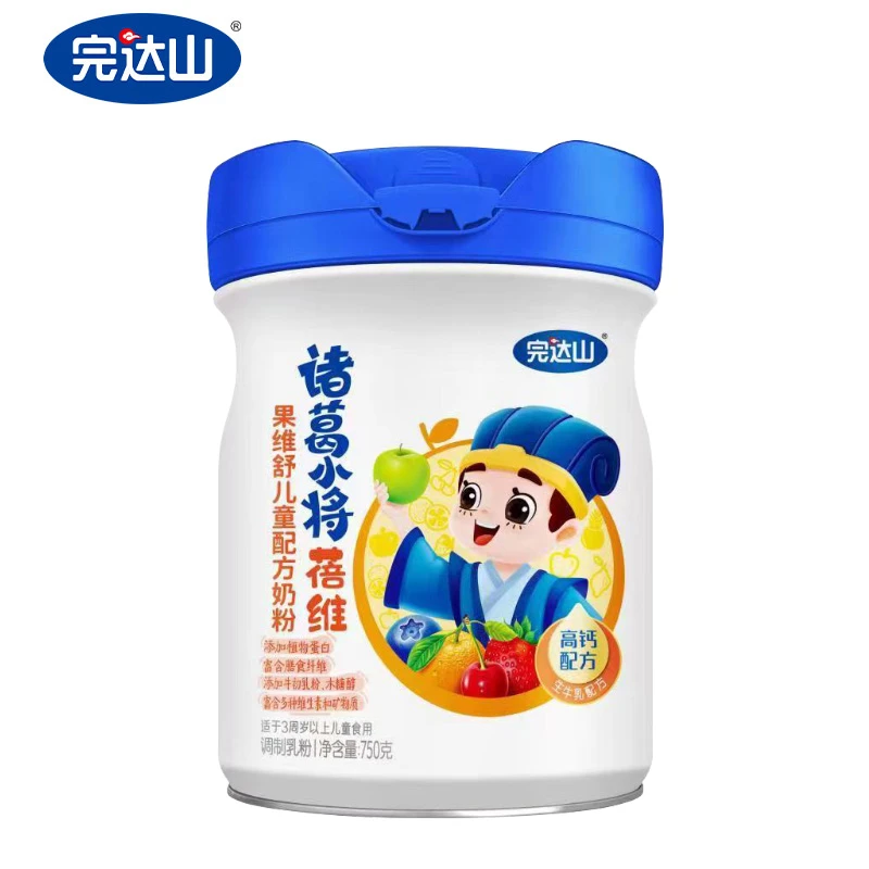 完达山【拍5发6】诸葛小将蓓维果维舒4段少年学生儿童成长奶粉750g