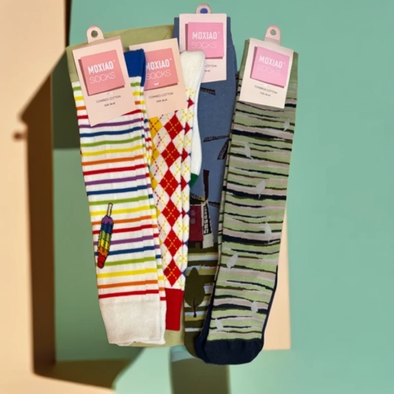 长袜彩色5双福袋