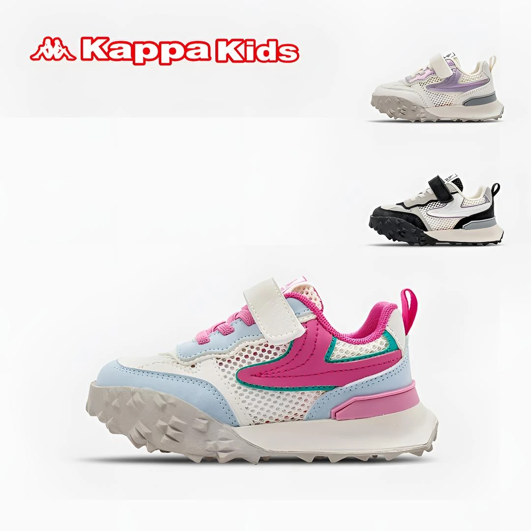 kappa 童鞋2024夏季新款男女童网面透气轻便运动鞋KAZD232082