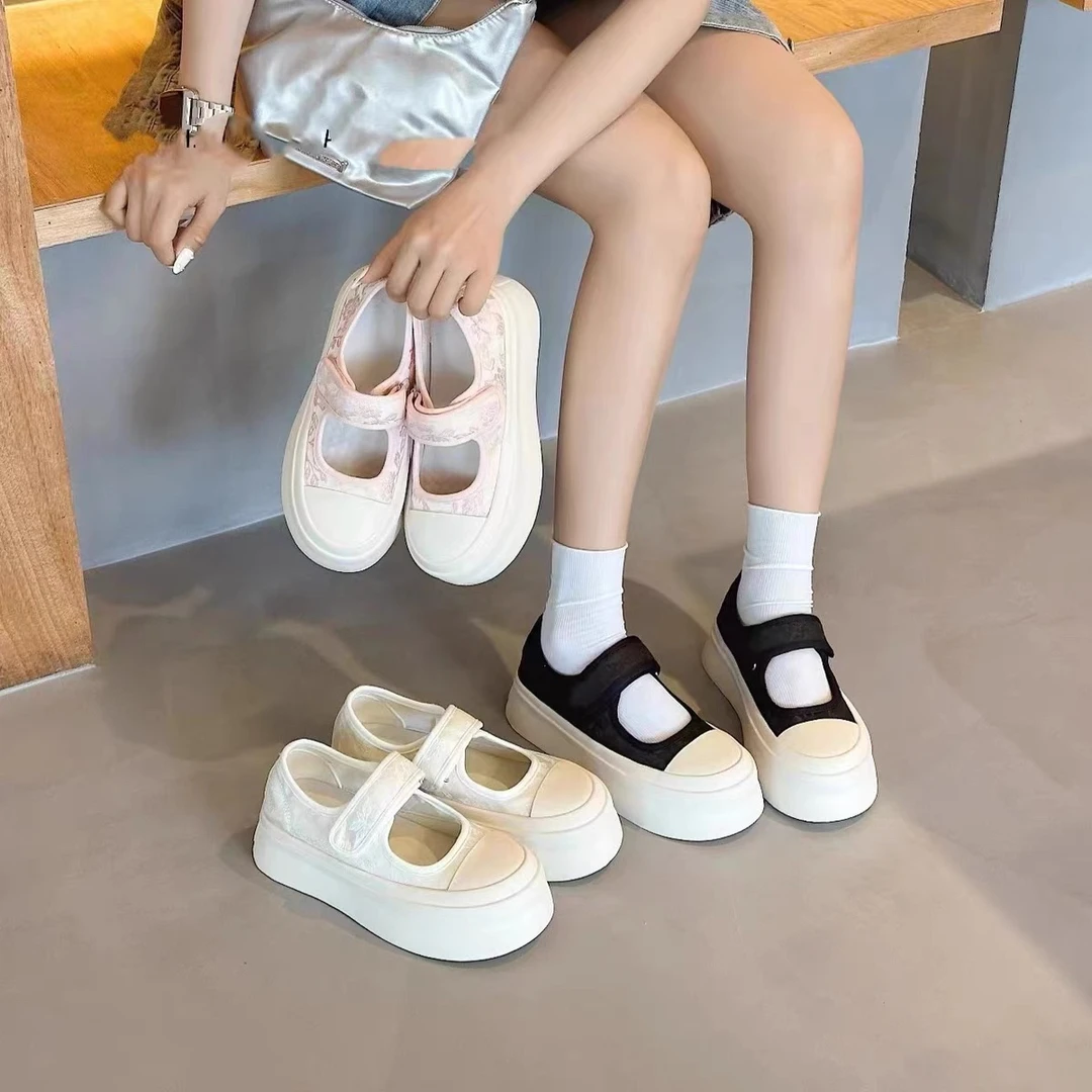 【断码清】春款国风刺绣玛丽珍 脚感软软糯糯