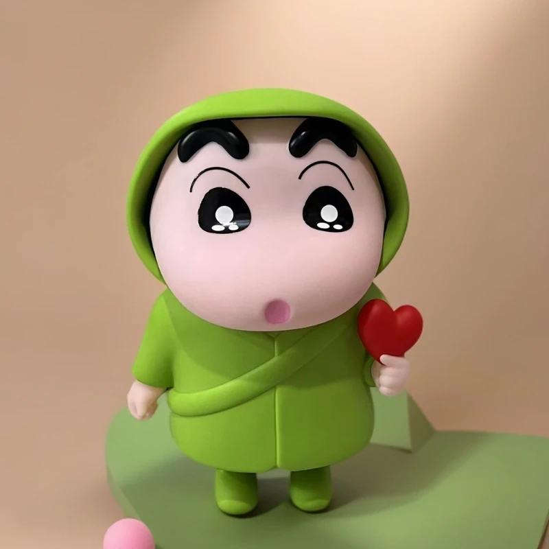 42CM雨衣蜡笔小新大号卡通玩偶摆件家居桌面卧室装饰品