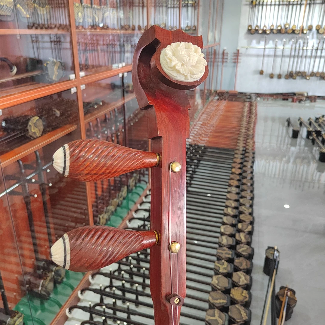 红木如意头豫剧板胡  产地山东