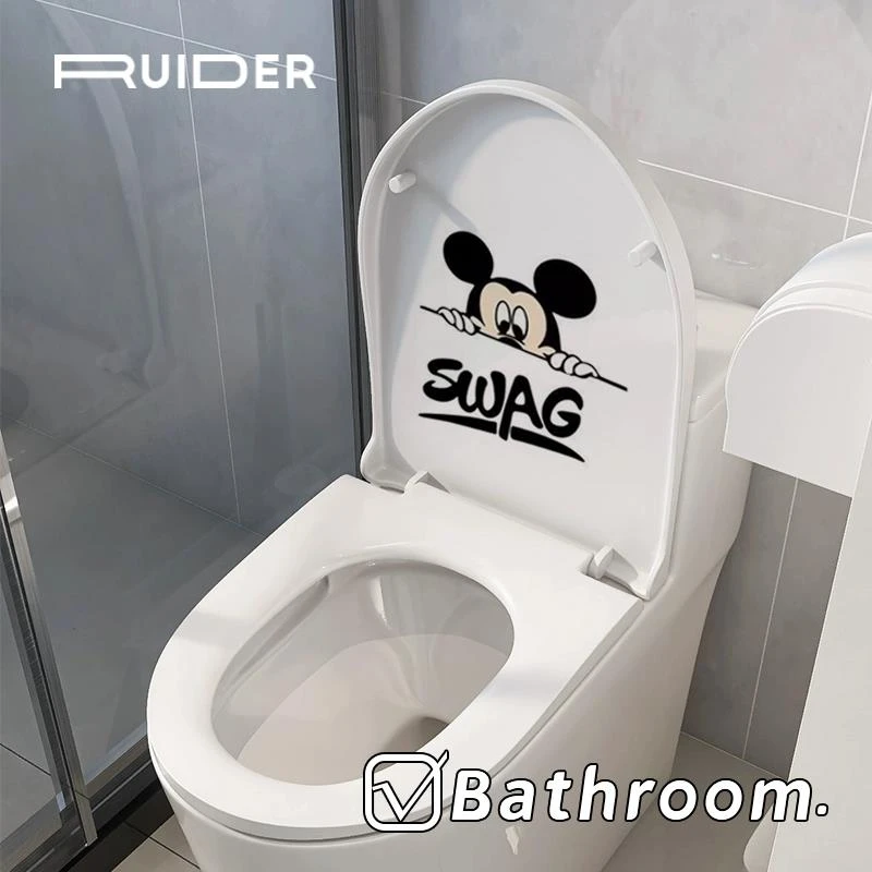 卫生间马桶贴装饰马桶贴画贴纸装饰厕所浴室卡通马桶盖坐便贴防水