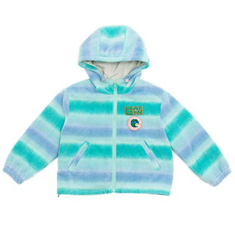 899【T0009】连帽彩条外套F2BCM3363