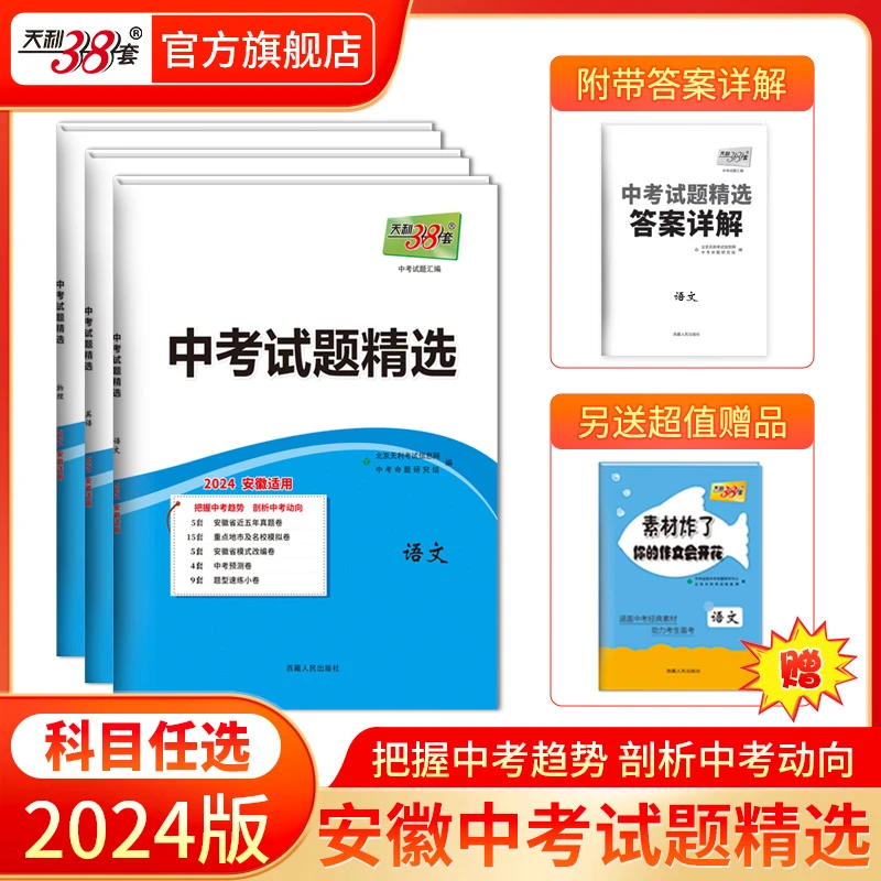 2024版天利38套安徽中考试题精选名校模拟预测专项训练