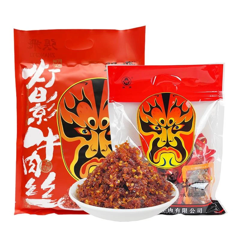 川特产张飞灯影牛肉丝香辣香牛肉干散成都休闲礼零食小吃笋0g