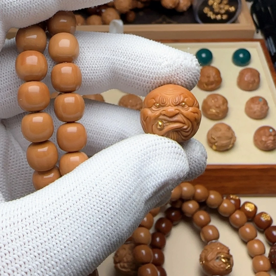 【闪购商品】猴头核桃手串奋*