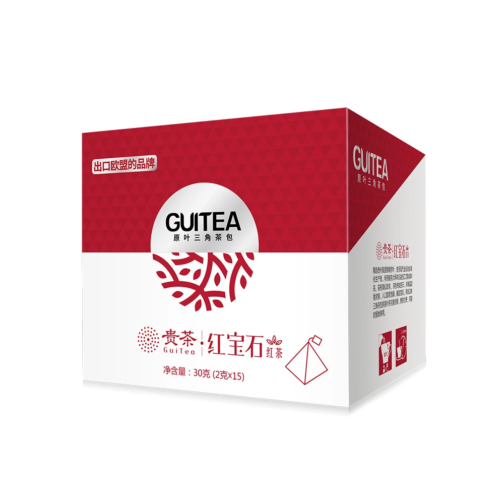 茶集团 红宝石高原红茶 原叶三角茶包 30g