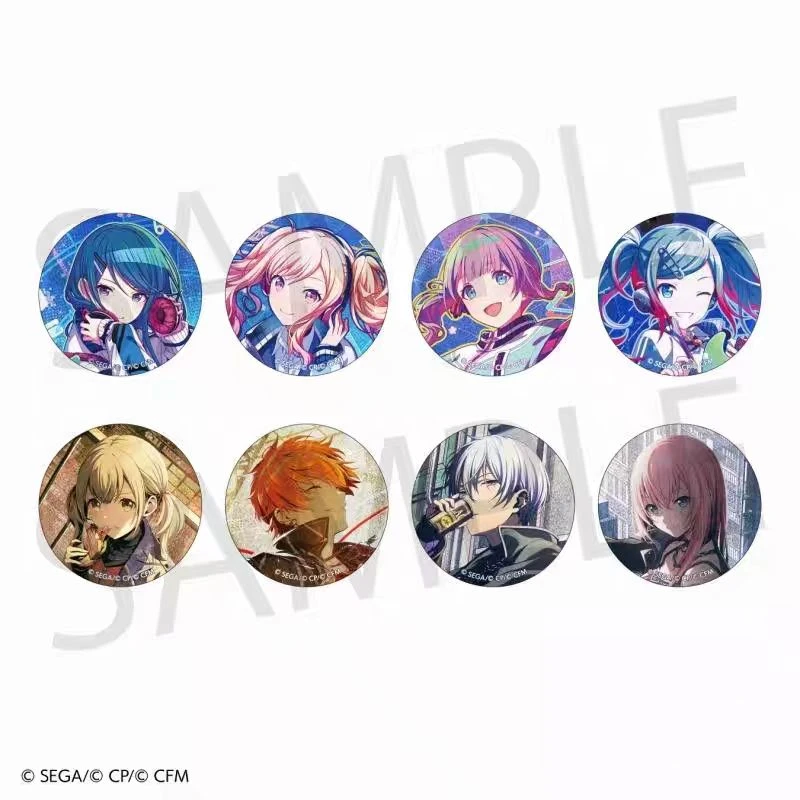 正版日谷PJSK初音未来世界计划色纸徽章吧唧限定贴纸拍立得二次元